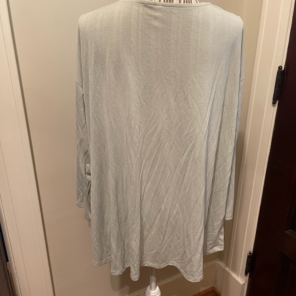 Cato women’s drape neck cotton blousy top - Picture 3 of 6